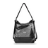 Kép 1/5 - Zellia Női Válltáska/Hátizsáká Alakítható Zlb330 Fekete-Grafit - Strus -