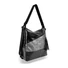 Kép 2/5 - Zellia Női Válltáska/Hátizsáká Alakítható Zlb330 Fekete-Grafit - Strus -