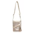 Kép 1/6 - Zellia Női Oldaltáska 23012 Beige - Steppelt - Betűs Anyag -