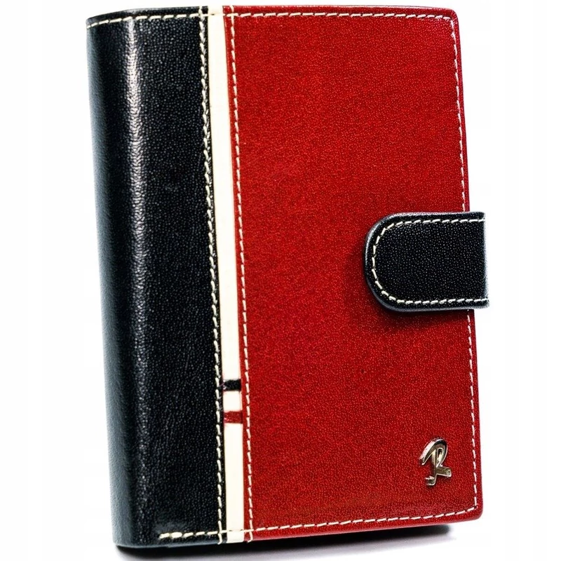 Férfi Bőr Pénztárca 331L-Rba-D Black-Red