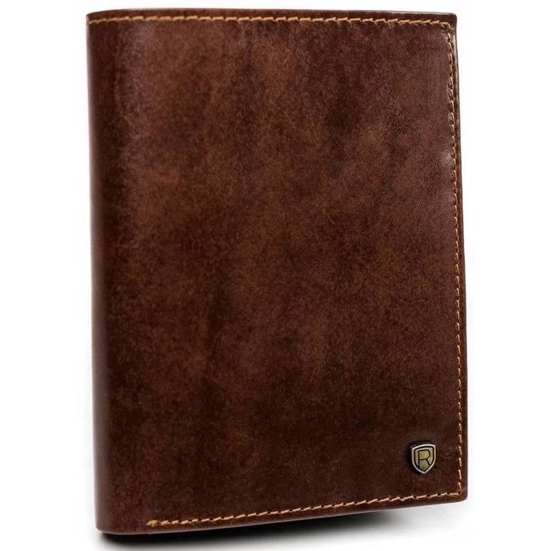 Férfi Bőr Pénztárca N4-Rvt Brown