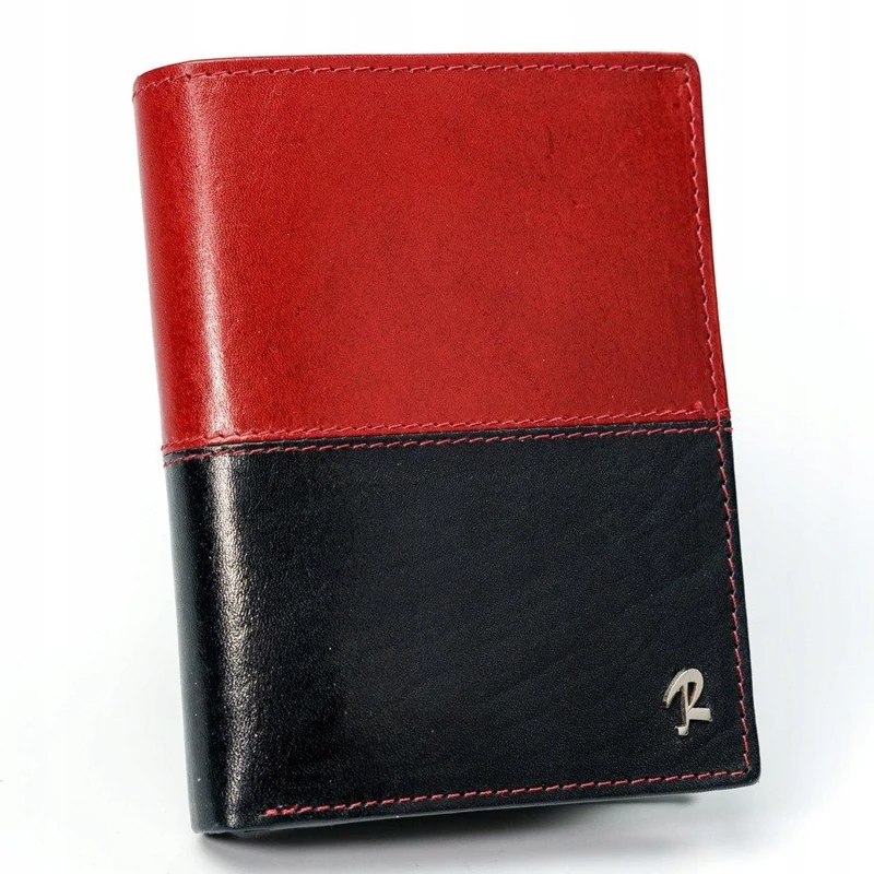Férfi Bőr Pénztárca N4-Vt2 Black-Red