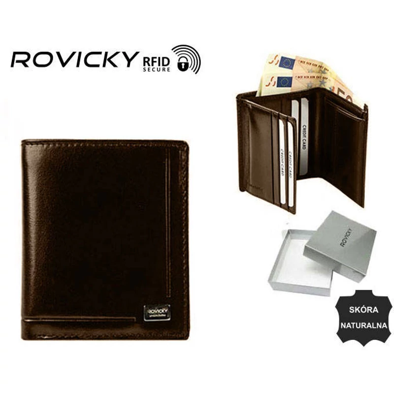 Férfi Bőr Pénztárca Pc-028-Bar-2317 Brown