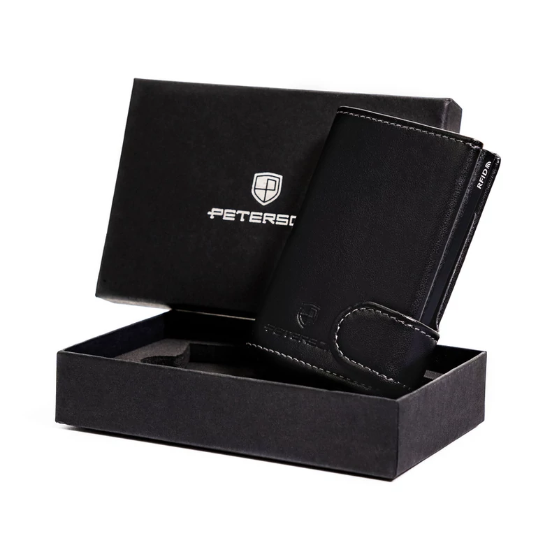 Peterson Férfi Bőr Pénztárca 61811901 Blac
