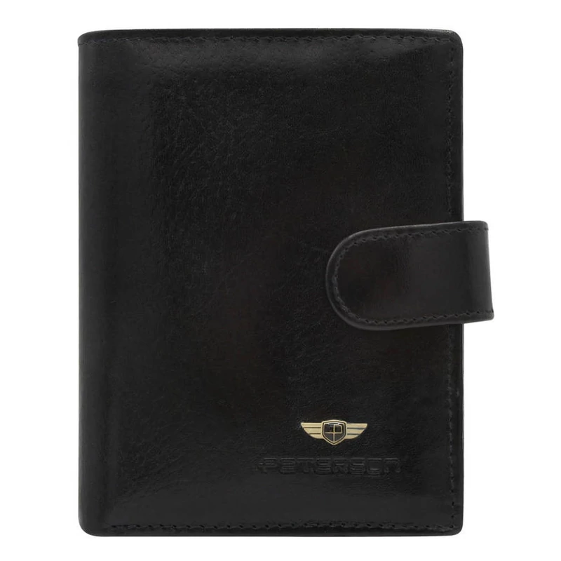 Peterson Férfi Bőr Pénztárca N62L-Vt Black