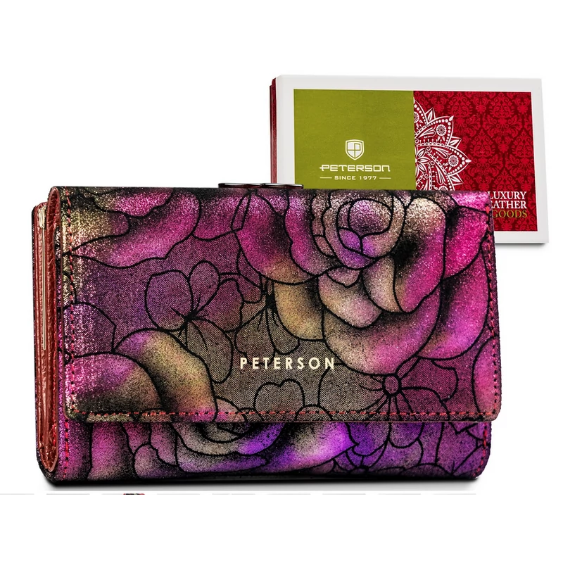 Peterson Női Bőr Pénztárca 42108-Md Purp