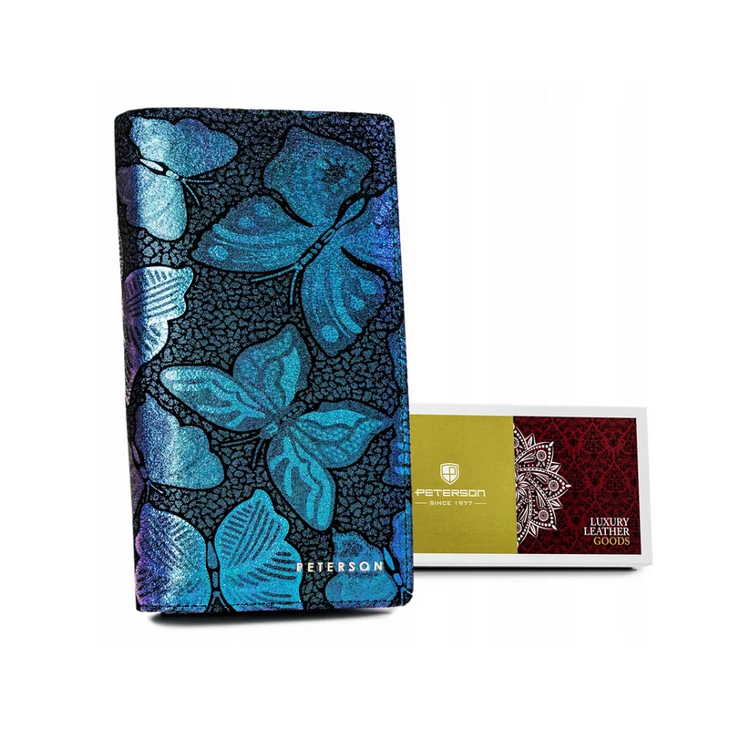 Peterson Női Bőr Pénztárca  Ptn 421431-Onbf S.Blue