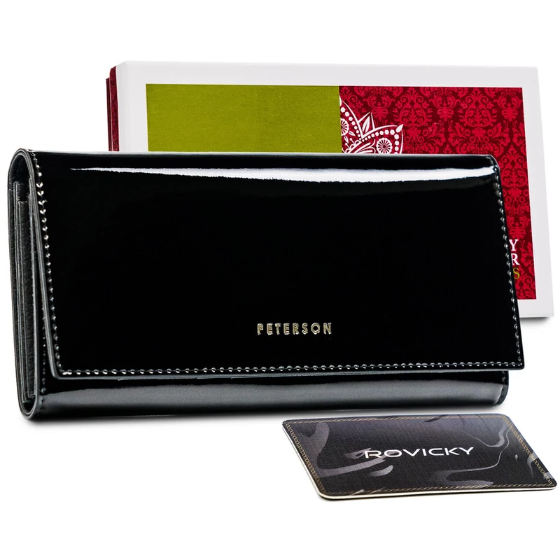 Peterson Női Bőr Pénztárca Ptn Bc-467-1704 Black