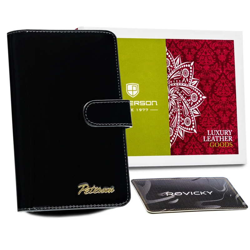 Peterson Női Bőr Pénztárca Ptn Bc-603-1711 Black
