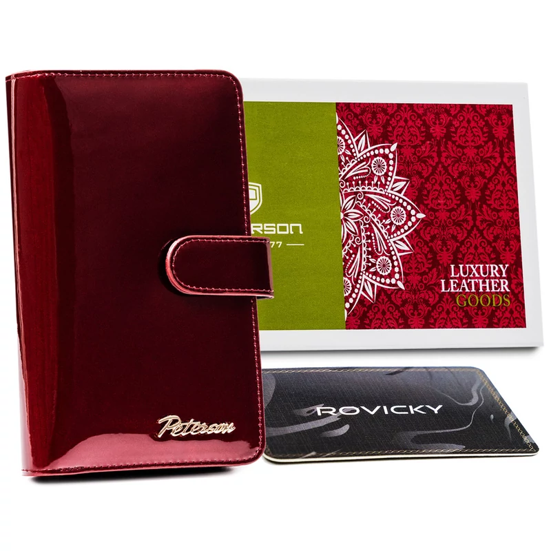 Peterson Női Bőr Pénztárca  Ptn Bc-603-6498 Red