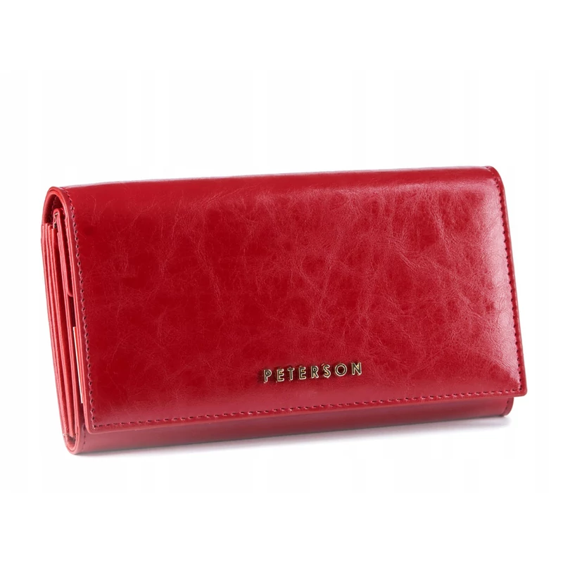 Peterson Női Bőr Pénztárca  Ptn Pl-411-2575 Red
