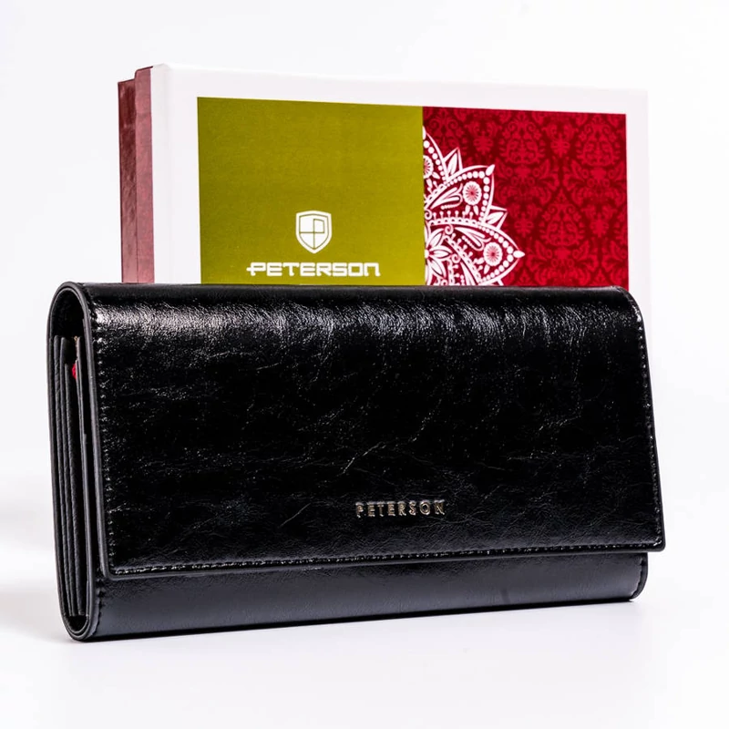 Peterson Női Bőr Pénztárca Ptn Pl-467-1650 Black