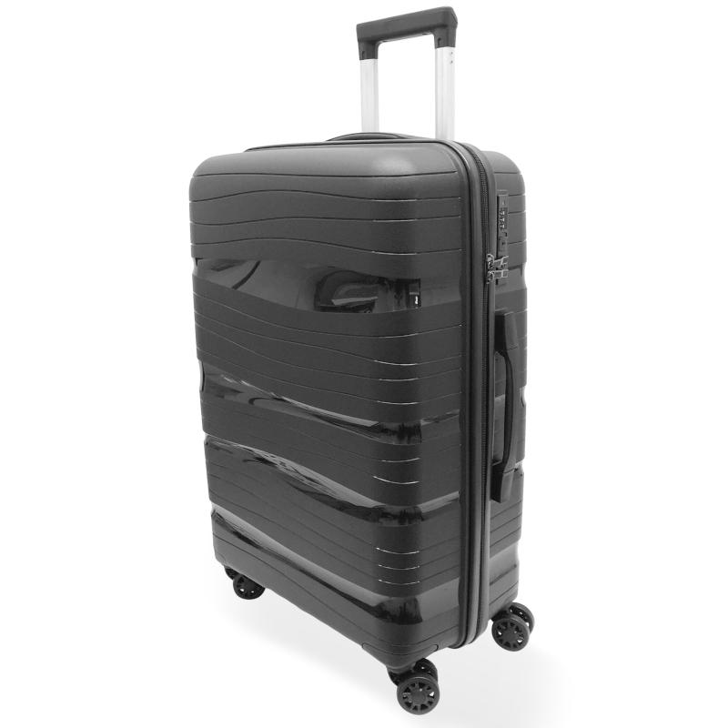 BŐRÖND - 002 - L-ES NAGY MÉRET - POLYPROPYLENE - 77 X 53 X 30 - FEKETE