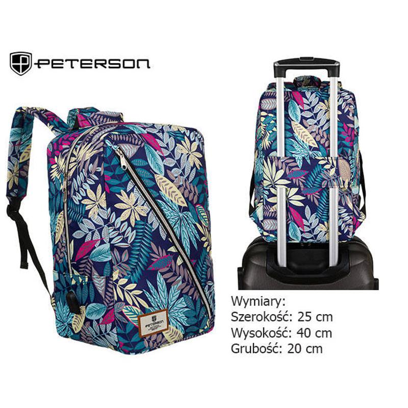 PETERSON HÁTIZSÁK   PTN   BPP-08-BLUE-MIX - 40 X 25 X 20 -