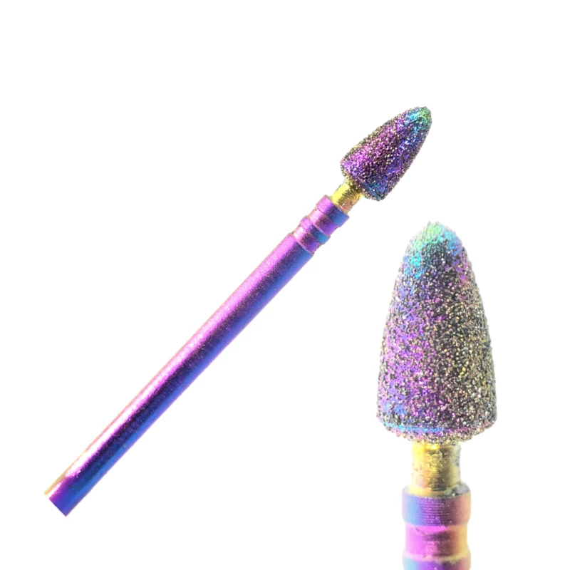 Karbid Fej - Csiszolófej - Unicorn qqs-2404135 - kugli long Gyémántporos -0,7 mm