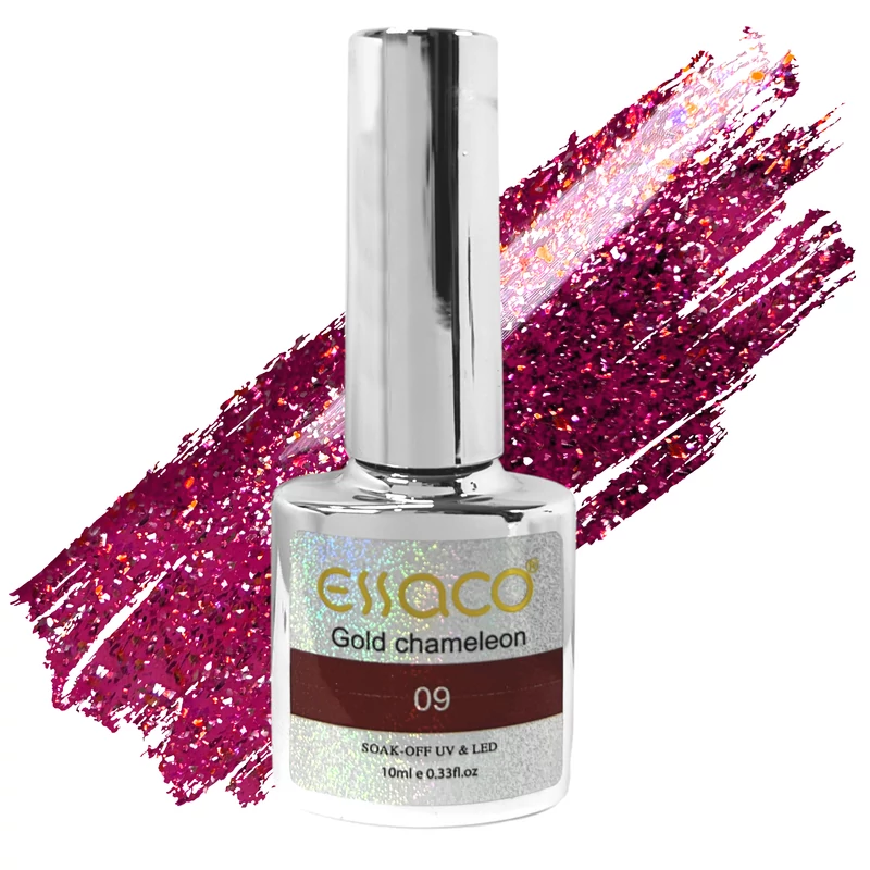 Essaco Gél Lakk - Gold Chameleon - 10 Ml - 009