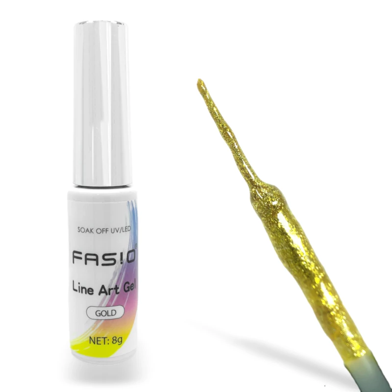 Fasio - Line Art Gel - Gold - 8G - 04