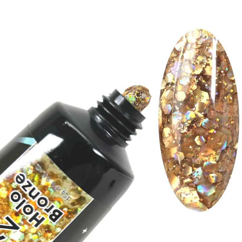 Rosenails Poly Gél - Flakes Kollekció - 15 G Kiszerelés - 002